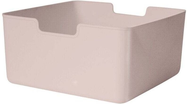 M KUB Bistro 6 Abfalleimer aus recyceltem Kunststoff H.15 x B.31 x T.31 cm Sans marque