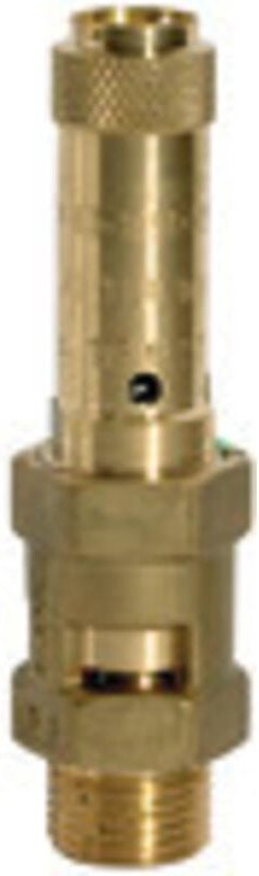Riegler Sicherheitsventil, Messing, G 1, Ansprechdruck 10,5 bar