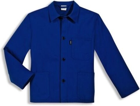 Uvex 125 Herren-Arbeitsjacke - Blaue Männer-Bundjacke - 100% Baumwolle - Gerader Armabschluss: 44