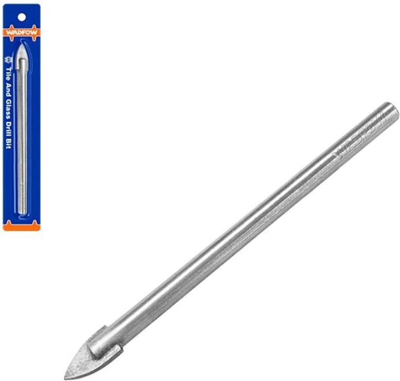 WADFOW 4x64mm TCT Glasbohrer, hohe Qualität, Chrom-Vanadium-Stahl, Blister