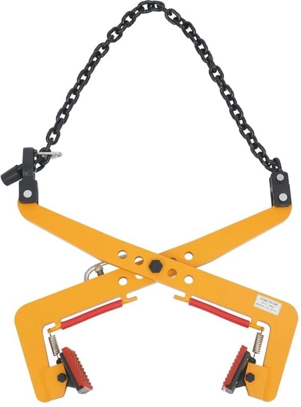 Bordsteinzange Bordsteinträger Versetzzange Steinzange 350KG Steinträger 30-51cm