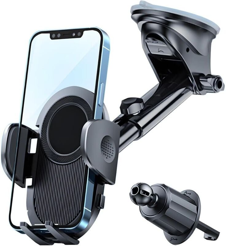 Auto-Handyhalterung, 360° drehbar, Armaturenbrett-Auto-Handyhalterung, universelle Smartphone-Handyhalterung, multifunkt...