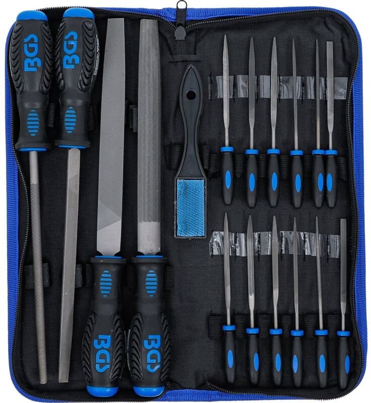 Werkstattfeilen- und Nadelfeilen-Satz 17-tlg.