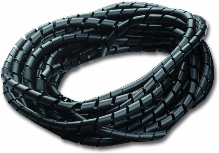 CIMCO Spiralschlauch PE Ø10mm Ø6-60mm hfr sw halogenfrei 186222