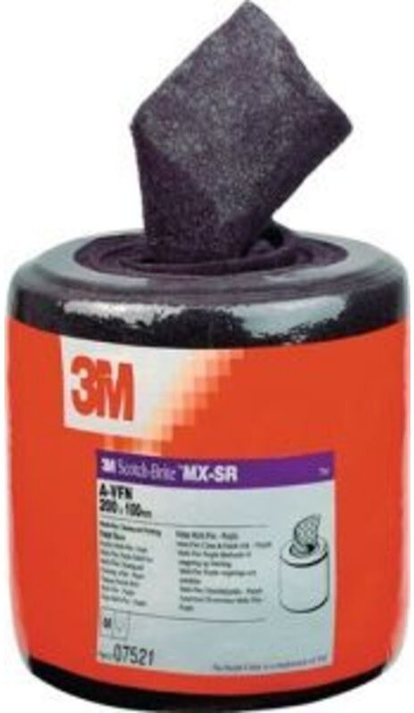 3M - Schleifvliesrolle mx-sr Länge 6 m Breite 100 mm very fine violett