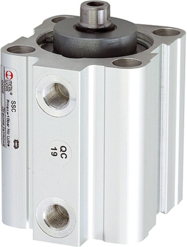 Riegler Kurzhubzylinder, doppeltwirk., Magnet, Kolben-Ø 32, Hub 10, G 1/8