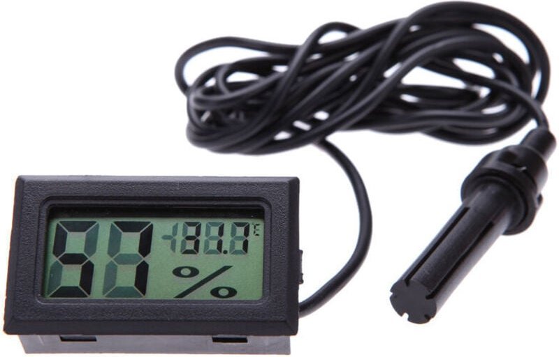 Thermo-Hygrometer Elektronisches Thermo-Hygrometer Minimum Digitalanzeige Thermo-Hygrometer mit Sonde