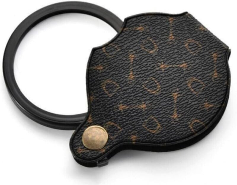 BEBUSINGOTO Taschenlupe, Mini-Leselupe, Taschenlupe, Mini-Taschenlupe, 15-fache Mini-Faltlupe, Leselupe,