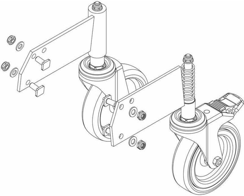 MUNK Rollensatz Plattformleitern