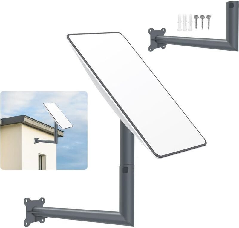 Vtizikl Starlink V2 Support mural d'angle vertical Starlink long pour toit Starlink Kit de montage Starlink pour kit Int...