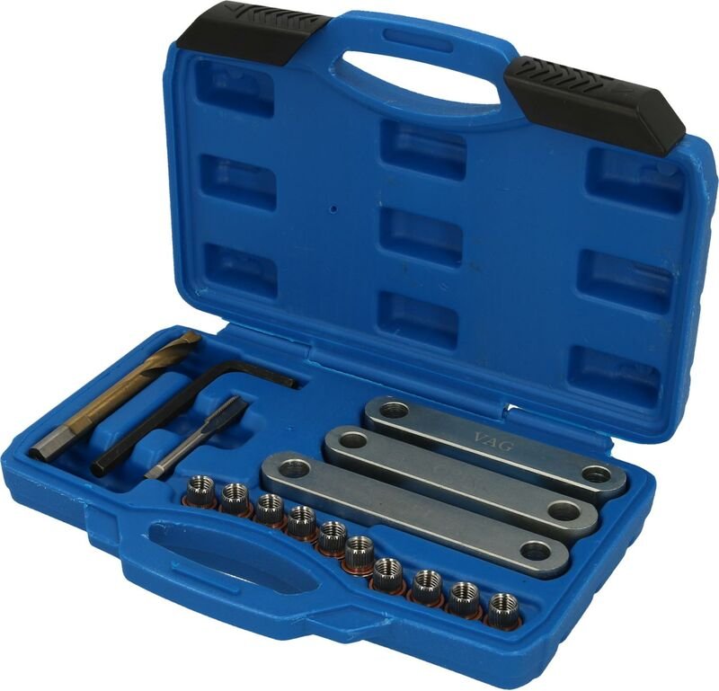 Brilliant Tools - Reparatursatz für Bremsgewinde, M9 x 1,25, 16-tlg