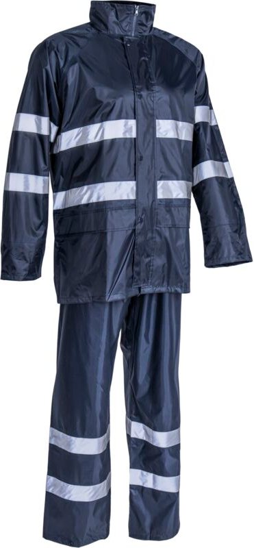 Arbeits-Regenjackenset RAINET - Marineblau M - 40/42