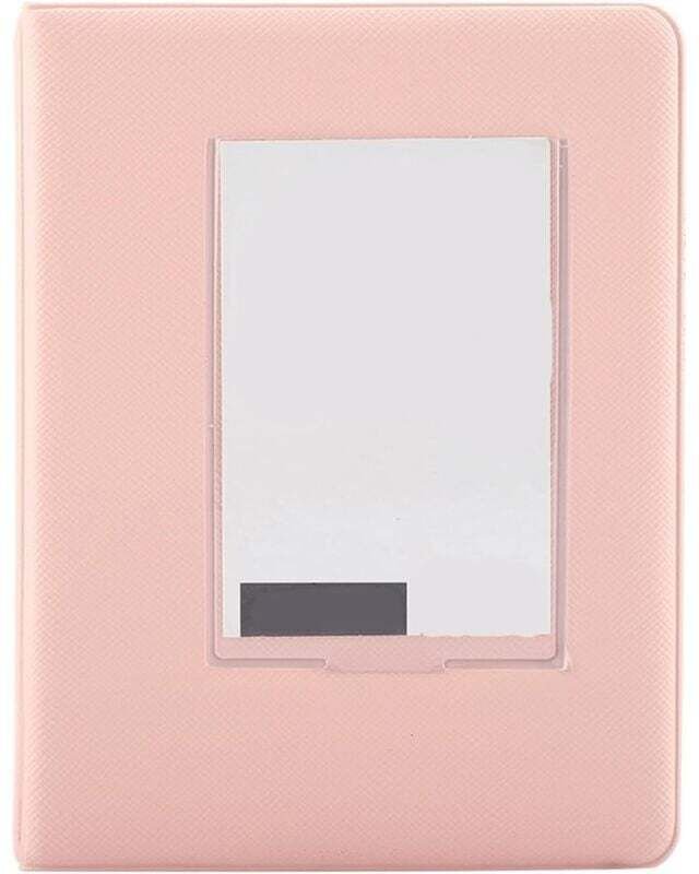 Vtizikl Mini album photo, mini étui de rangement, 64 pochettes, mini étui photo portable de 3 pouces pour films 7S/8/25/...