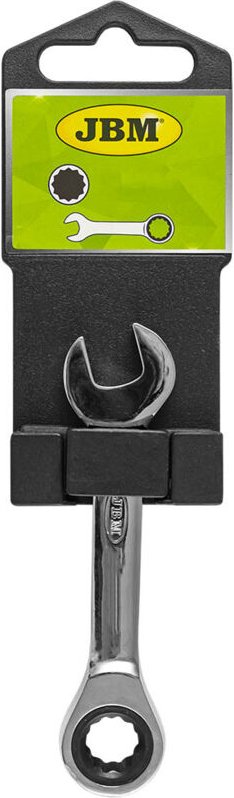 JBM - Kurzer Ringschlüssel mit Ratsche 19mm. 13498