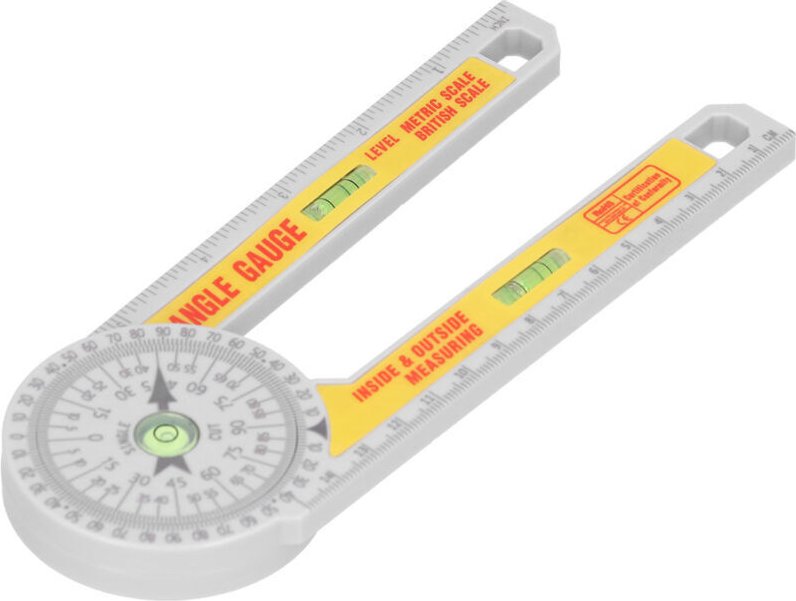 Gehrungsägen-Winkelmesser, Winkelmessgerät, hochwertiges Schreinerlineal, LS-Holzschneidpositionierer für den Rohrleitun...