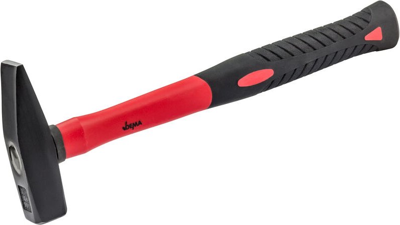 Schlosserhammer / Hammer 600g mit Fiberglasstiel