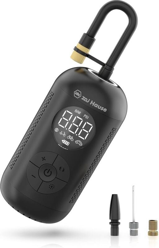 Zai Hause Mobile Akku Luftpumpe 3,7 v inkl. Adaptern 10 bar/150 psi - Wiha