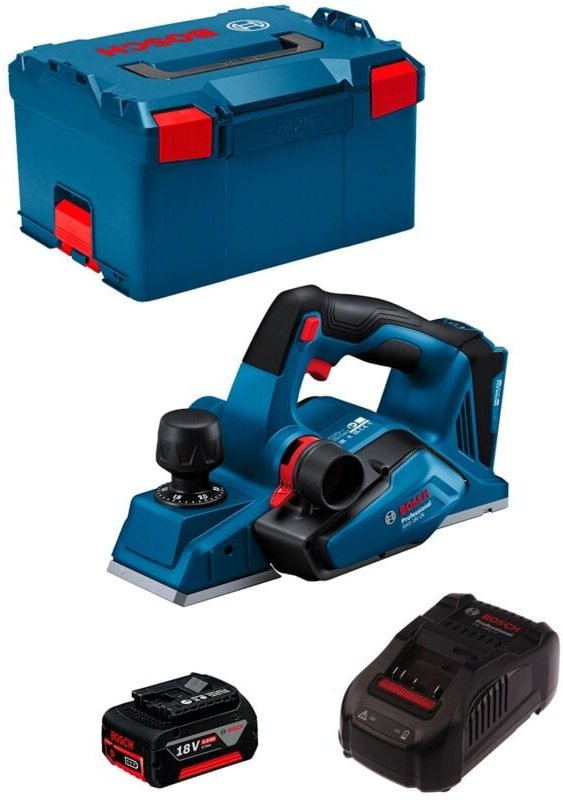 Hobel BOSCH GHO 18V-26 (1 x 5,0 Ah + GAL1880CV + L-Boxx 238)