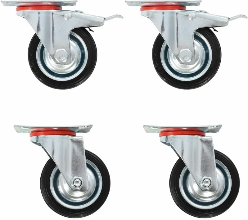 Lenkrollen 4 Stk. 75 mm Vidaxl