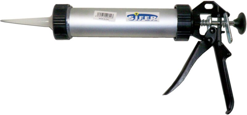 Geschlossene Aluminium Sifer Pistole 23 cm für 30 ml-Kartuschen/Beutel