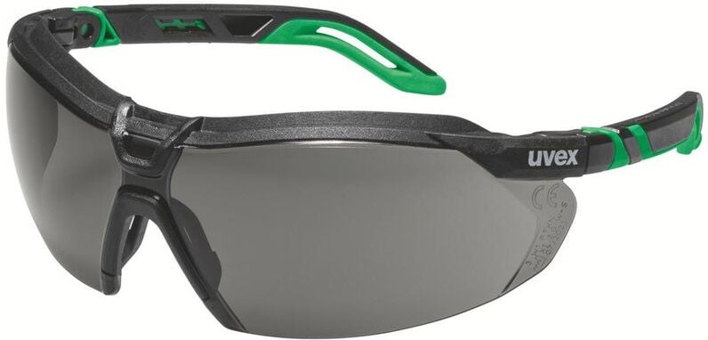 I-5 9183043 Schutzbrille Schwarz, Grün - Uvex