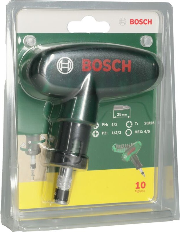 Accessories Promoline 2 607 019 510 Bit-Set inkl. Bithalter-Schraubendreher - Bosch