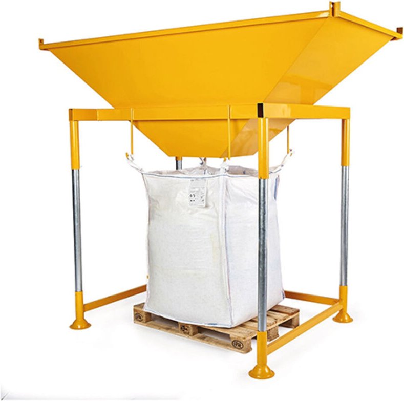Verstärkter Trichter für Big-Bag 1200 x 2700 mm mit oberem Befülltrichter - 218072