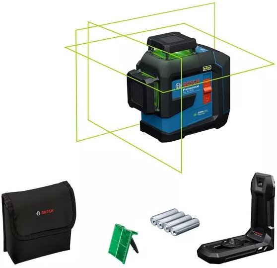 Bosch Linienlaser gll 80-33 g mit Universalhalterung LB10 und Tasche