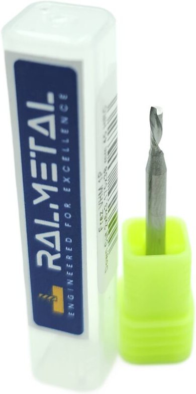 VHM-Fräser 1P Abwärtsschnitt 2 x 6 x 3.175 x 38 mm 45 HRC