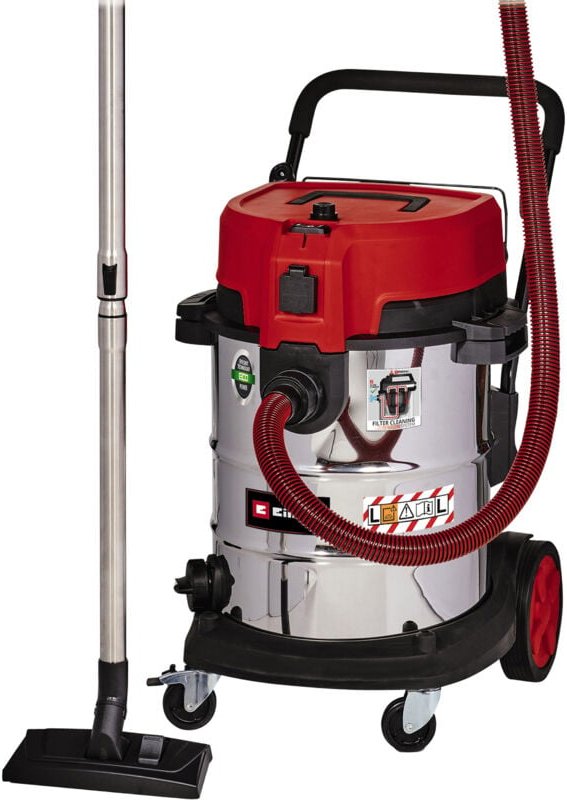 Nass-Trockensauger te-vc 2350 sacl (1.600 w, Staubschutzklasse l, Filterreinigungssystem, Saugleistung 230 mbar, rostfre...