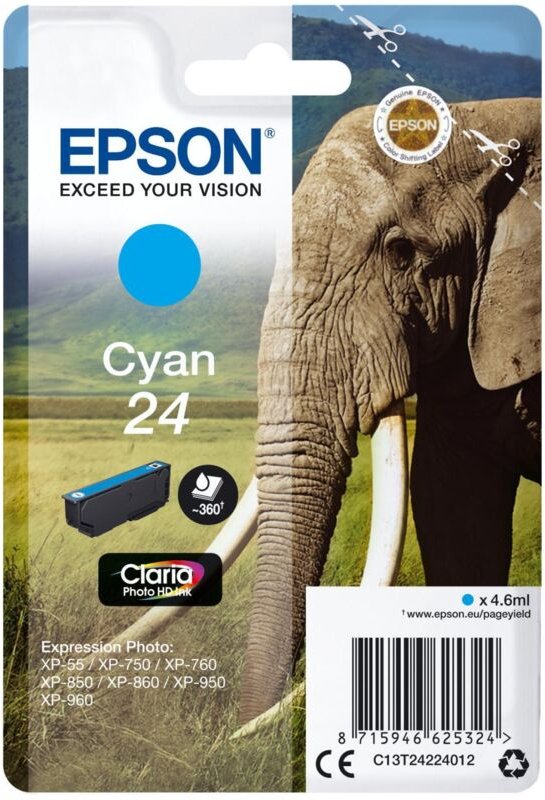 Epson Elephant C13T24224022 Druckerpatrone 1 Stück(e) Original
