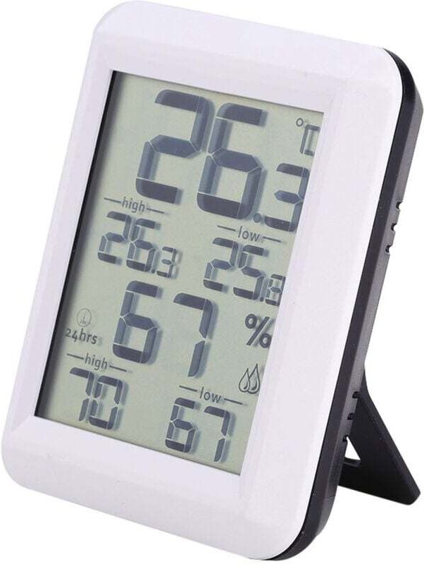 Digitales Hygrometer, Thermometer und Feuchtigkeitsmesser für den Innenbereich mit Temperatur- und Feuchtigkeitsanzeige....