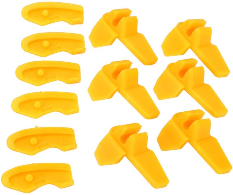 Paar Reifenmontiermaschinen-Einsätze mit Entenköpfen zum Montieren und Demontieren sowie Felgenschutz für Reifenmontierm...