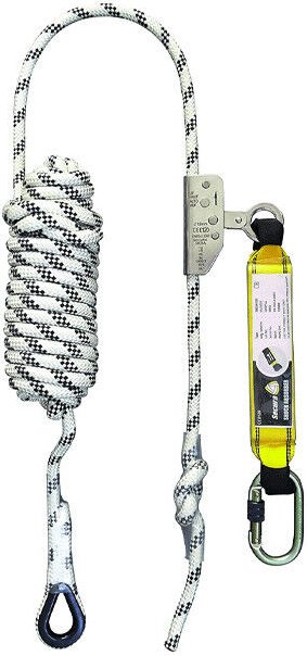 Mitlaufendes Auffanggerät am Seil Levac D12mm L10m mit Absorber