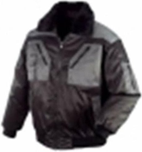 teXXor® Piloten-Jacke OSLO schwarz/anthr. 60% Poly. 40% Baum. 4170XL Gr.XL
