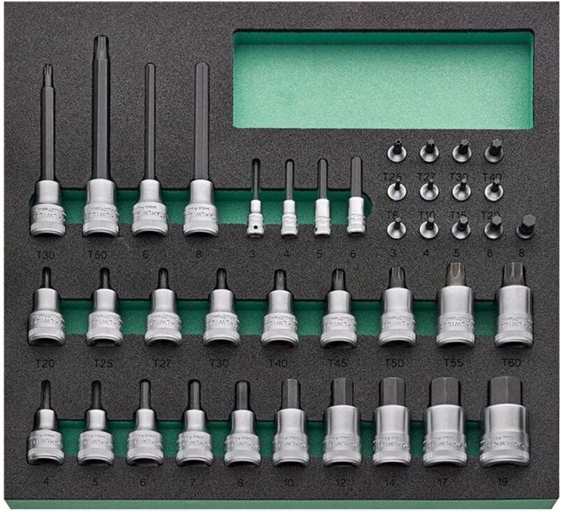 STAHLWILLE Werkzeugmodul 2/3 Schraubendreher-Einsätze TCS 11 821/40