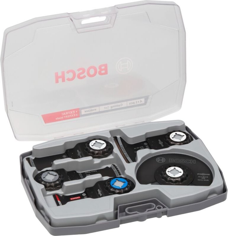 Bosch Professional Multifunktionswerkzeug Zubehör Schneid Set 5-tlg. ( 2608669093 ) Starlock + Koffer
