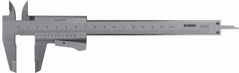 Präzisions-Schieblehre 150 mm, 0,05 mm, rostfrei