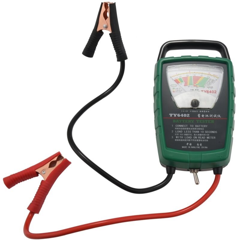 Ty6402 500A 2V 6V 12V Fahrzeug- / Autobatterietester Lichtmaschine Anlasskontrolle Einfach zu Bedienen