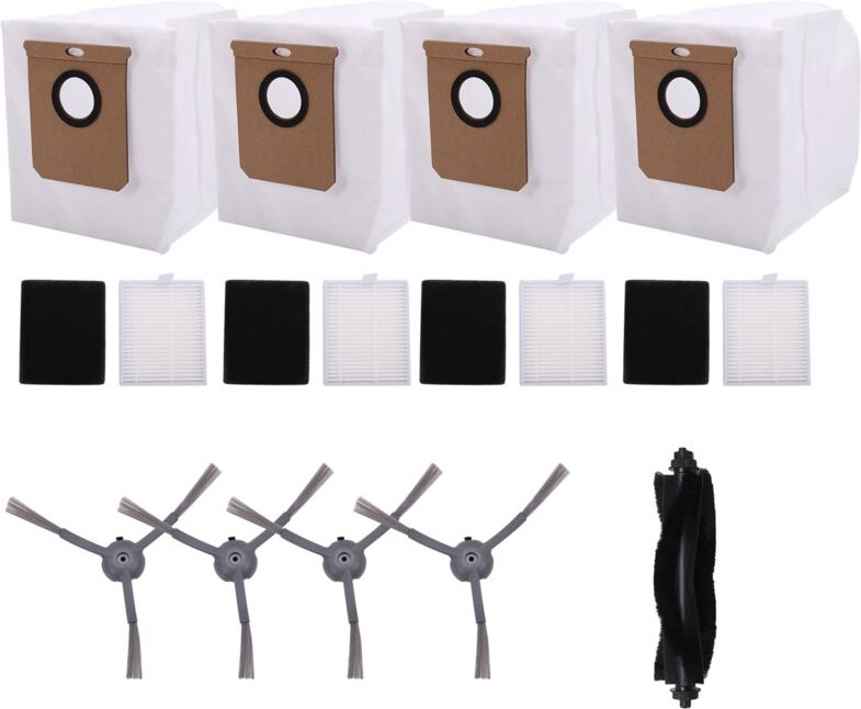 Roller Seite Pinsel Hepa-Filter Staub Tasche Für Sauber L50 /