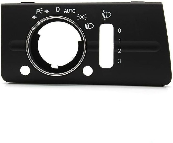 Woosien - Auto Armaturenbrett Scheinwerfer Kopf Licht Lampe Schalter Abdeckung Panel Für W211 e 320 350 550 2003-2008(c)