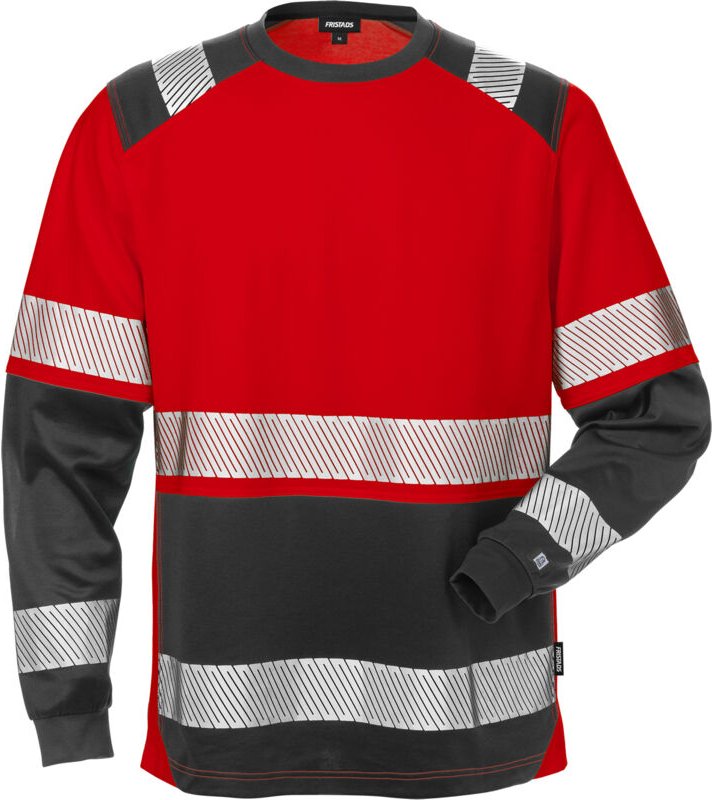 Fristads 129514-396-S High Vis T-Shirt Langarm, Kl. 2 7457 THV Dynamic Rippstric