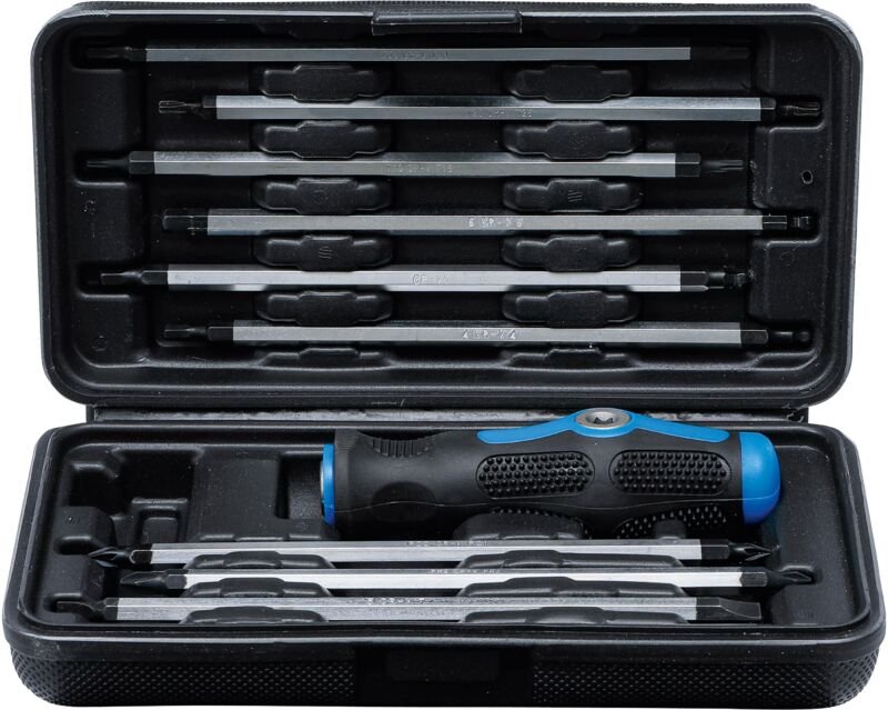 Schraubendreher-Satz mit Wechselklingen 11-tlg.
