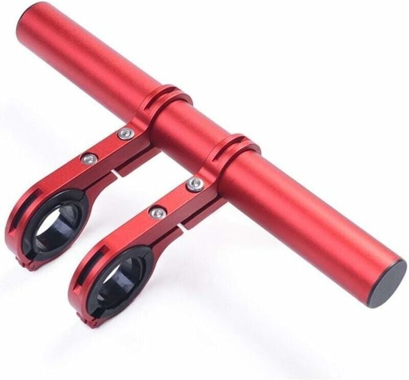 KZQ - Fahrradlenkerverlängerung, Fahrradhalterung mit Doppelklemme, Fahrradzubehör zur Halterung von Fahrradtacho, Licht...