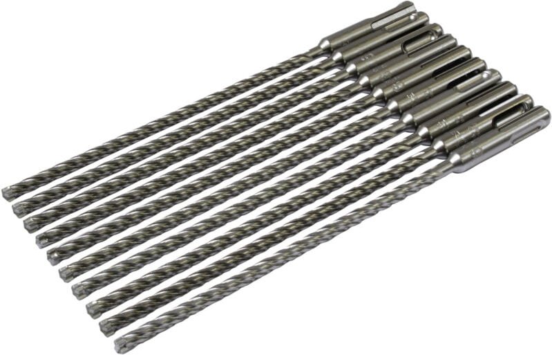 Makita HM Bohrer NEMESIS II Ø 10,0 mm, Länge 215 mm, SDS-plus, 10 Stk.