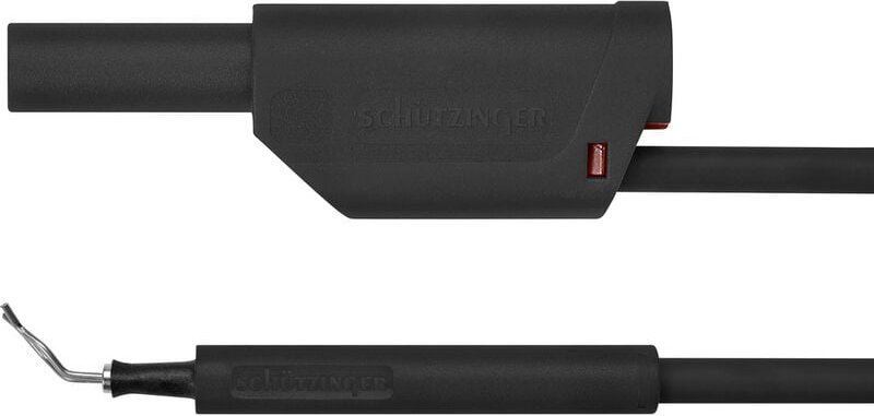 Schützinger - al 8321 / zpk / 1 / 100 / sw Adapterleitung Stecker 4 mm Prüfspitze Schwarz 1 St.