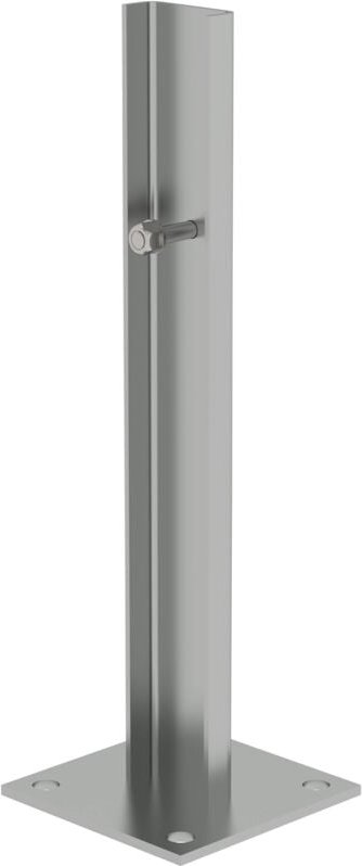 Günzburger Steigtechnik Fußplatte für Steigleitern Länge 3,7 m Stahl verzinkt - 063253