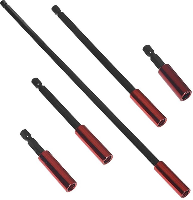 5-teiliges magnetisches Bit-Halterungsset, 1/4-Zoll-Sechskantschaft, 60/100/150/200/300 mm Bit-Verlängerung, Schnellvers...