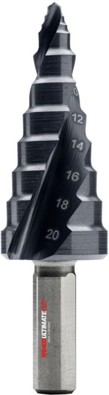 101651P Stufenbohrer 1 Stück 6 - 20 mm hss Gesamtlänge 70 mm 1 St. - Ruko