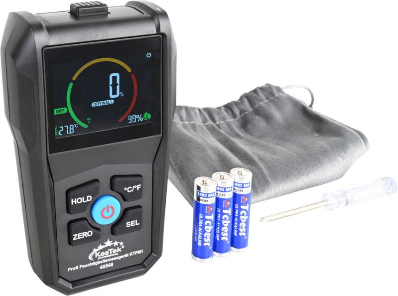 Thumbnail - Profi Feuchtigkeitsmessgerät KTFM1